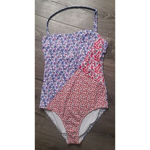 Jessica Simpson Boho Floral One Piece Swimsuit Women's Size Small - Picture 1 of 5